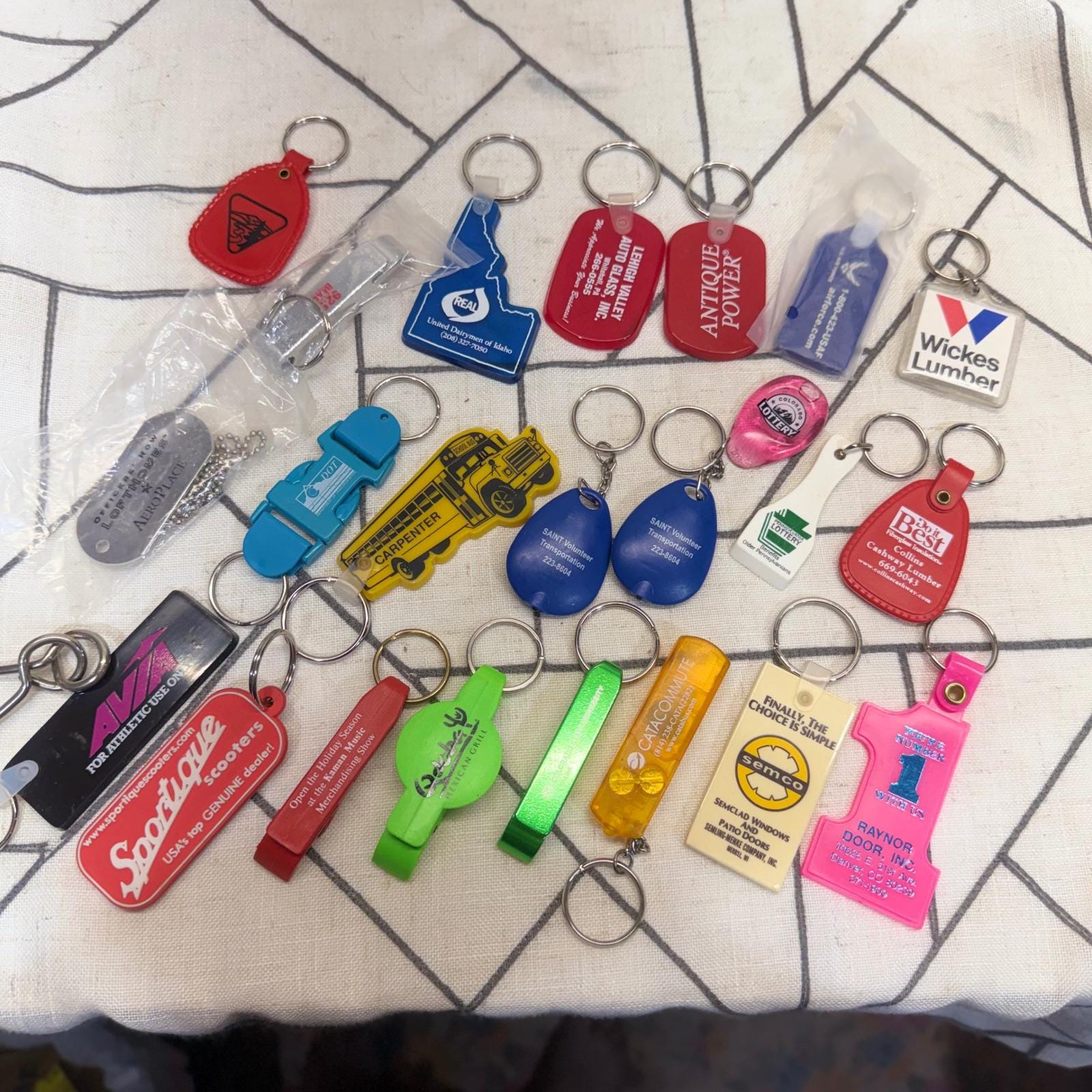 Vintage Advertising Keychains - Etsy