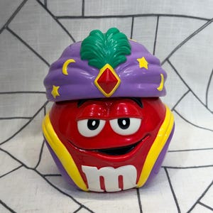 Red M M Cookie Jar - Etsy