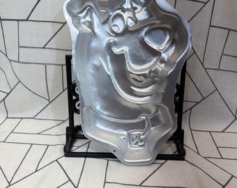 Wilton Scooby-Doo Taartvorm OS Zilver Vintage 1999 Aluminium Mold 2105-3206
