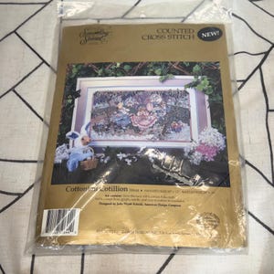 Etwas Besonderes Kreuzstichpackung 20x12 Multicolor Cottontail Cotillion 50644
