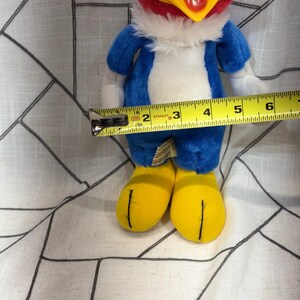 Applause Woody Woodpecker Plush 12" Blue Red Vintage Walter Lantz Toy image 9
