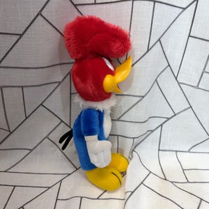 Applause Woody Woodpecker Plush 12" Blue Red Vintage Walter Lantz Toy image 4