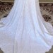 Wedding Dress - Halter Mermaid Style Fully Beaded with Small Train Size 10