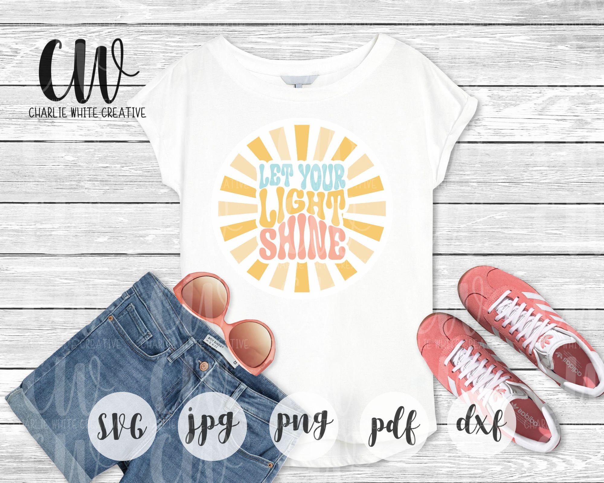 Bible Verse SVG Let Your Light Shine SVG Boho Sunburst Svg Cut File ...