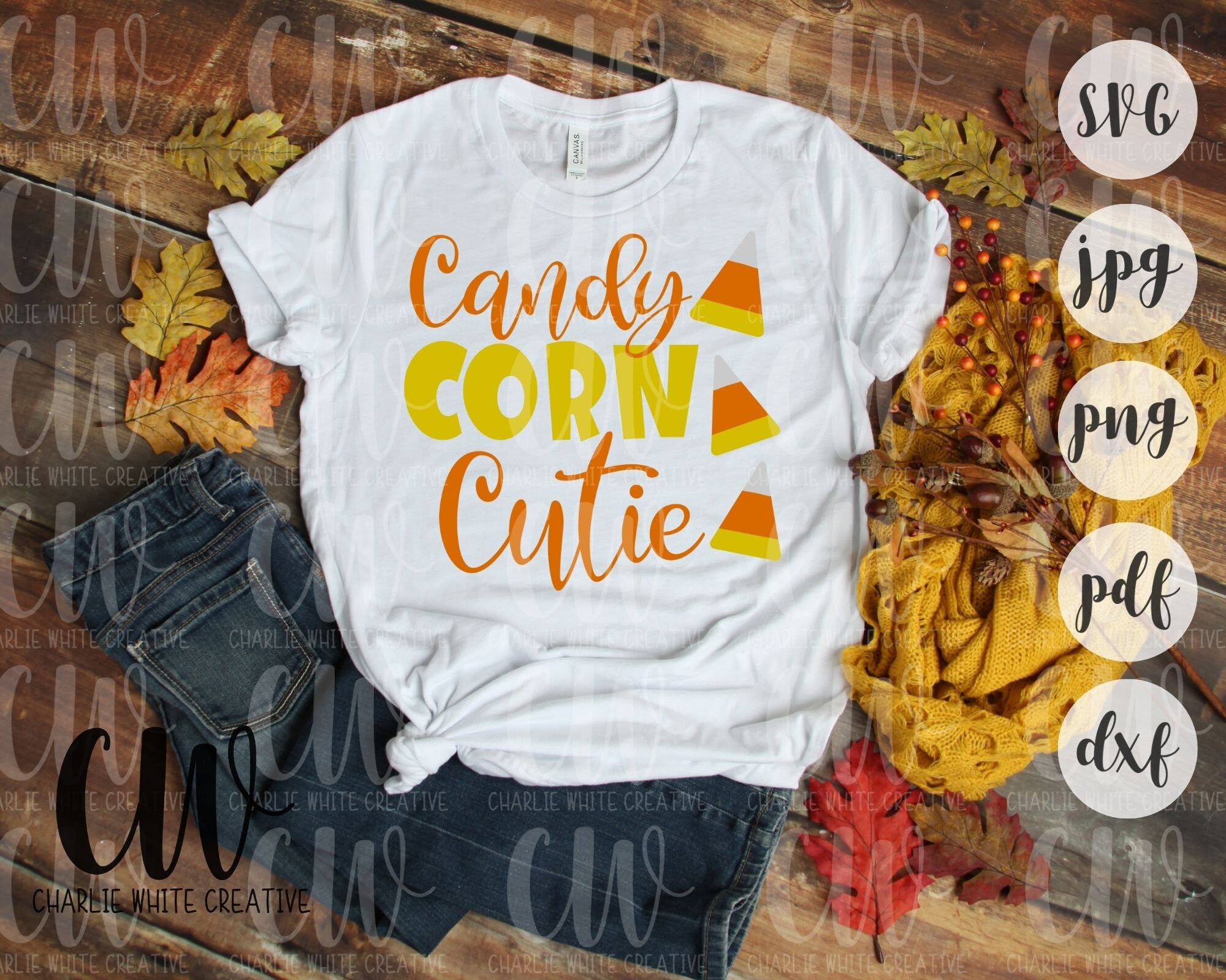 Candy Corn Cutie SVG Halloween Cut File Fall SVG Commercial Use SVG ...