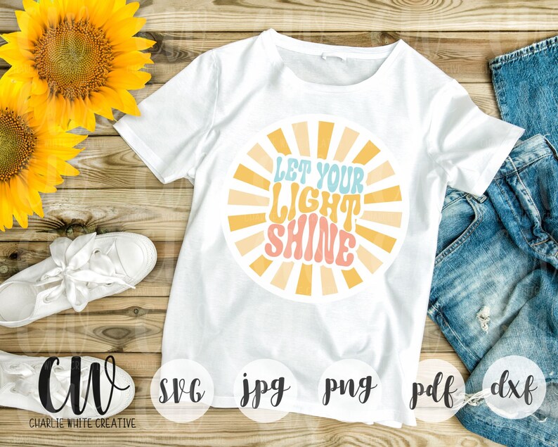 Bible Verse SVG Let Your Light Shine SVG Boho Sunburst Svg Cut - Etsy ...