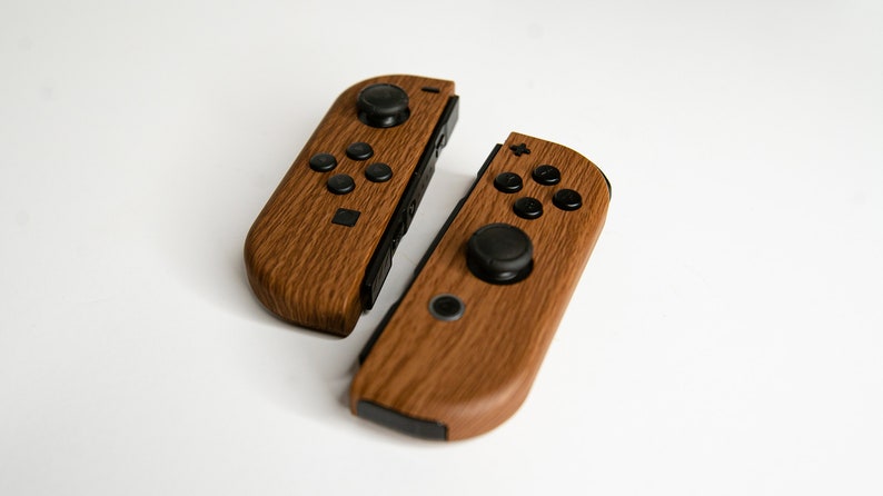 Nintendo Switch Custom Wood Grain Joy Con Controllers / Shells | Etsy