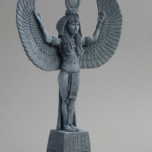 Isis Egyptian Mother Goddess Statue Sculpture. Ancient Egypt. Egyptology. image 3