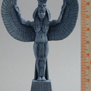Isis Egyptian Mother Goddess Statue Sculpture. Ancient Egypt. Egyptology. image 5