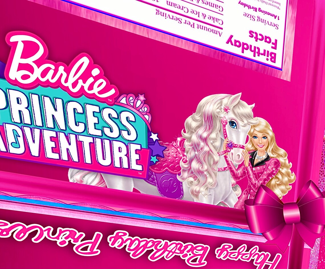 Barbie Chocolate Bar Wrapper Etsy