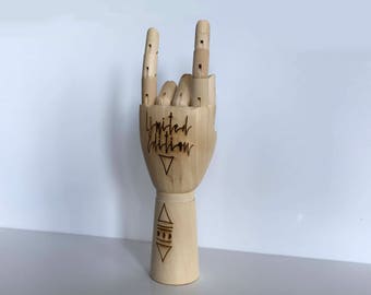 wooden hand drawing manikin hand manikin hand model hand etsy