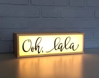 Ooh lala Light Box: Wine Box LED Bedroom Lamp