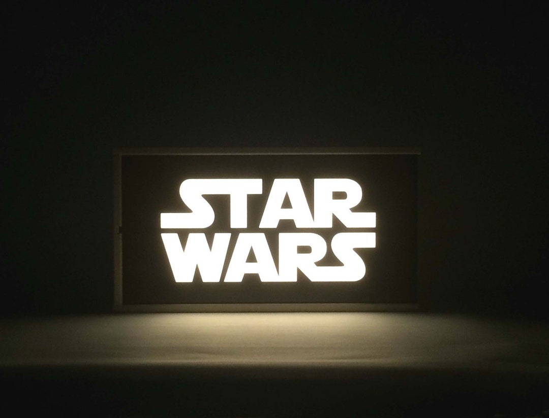 Star Wars Light Box: Upcycled Wine Box LED Lamp - Etsy