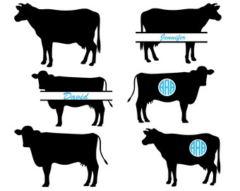 Download Cow Monogram Svg Etsy