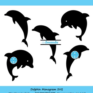 Dolphin svg, Dolphin monogramme svg, Nautical svg, dolphins svg, dolphin svg files, dolphin silhouette, dolphin Cricut, svg, dxf, eps, png.