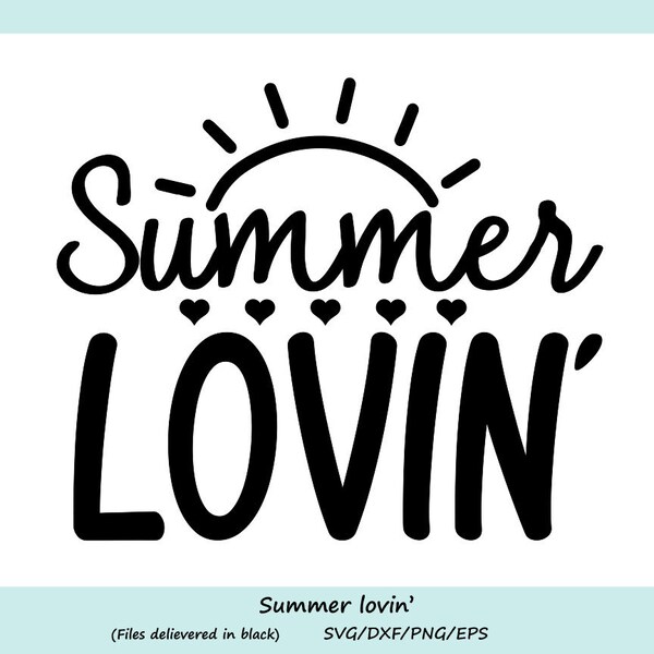 Summer SVG, Summer Lovin SVG, Beach SVG, Summer Time Svg, Summer Story Svg, Silhouette Cricut Files, Hand Lettered, svg, dxf, eps, png.