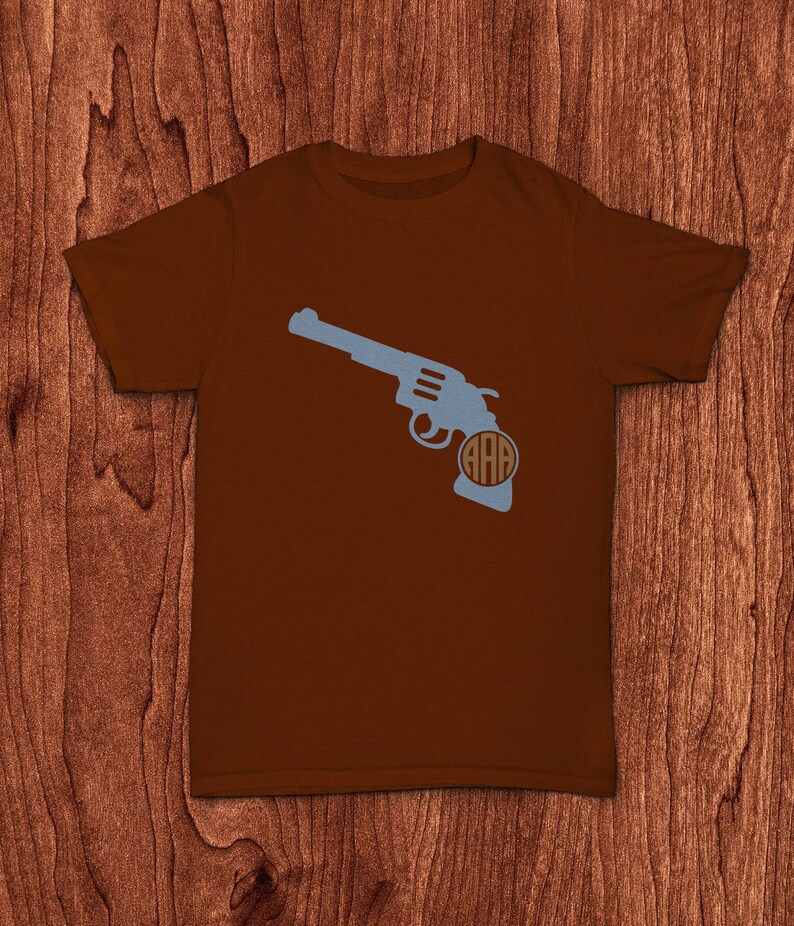 Download Gun svg Gun Monogram svg Gun Pistol svg Cowboy Gun svg | Etsy
