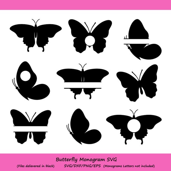 Download Butterfly Svg Butterfly Monogram Svg Butterflies Svg Etsy SVG, PNG, EPS, DXF File