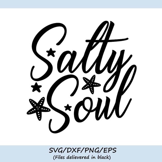 Download Salty Soul Svg Summer Svg Beach Svg Summer Beach Svg Etsy