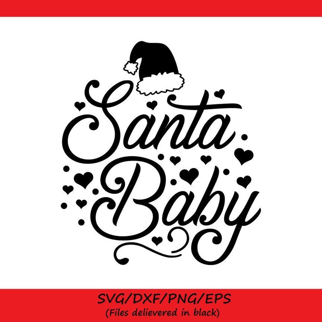Santa Baby Svg, Christmas Svg, Santa Svg, Santa Claus Svg, Merry