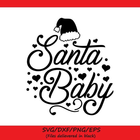 Download Santa Baby Svg Christmas Svg Santa Svg Santa Claus Svg Etsy