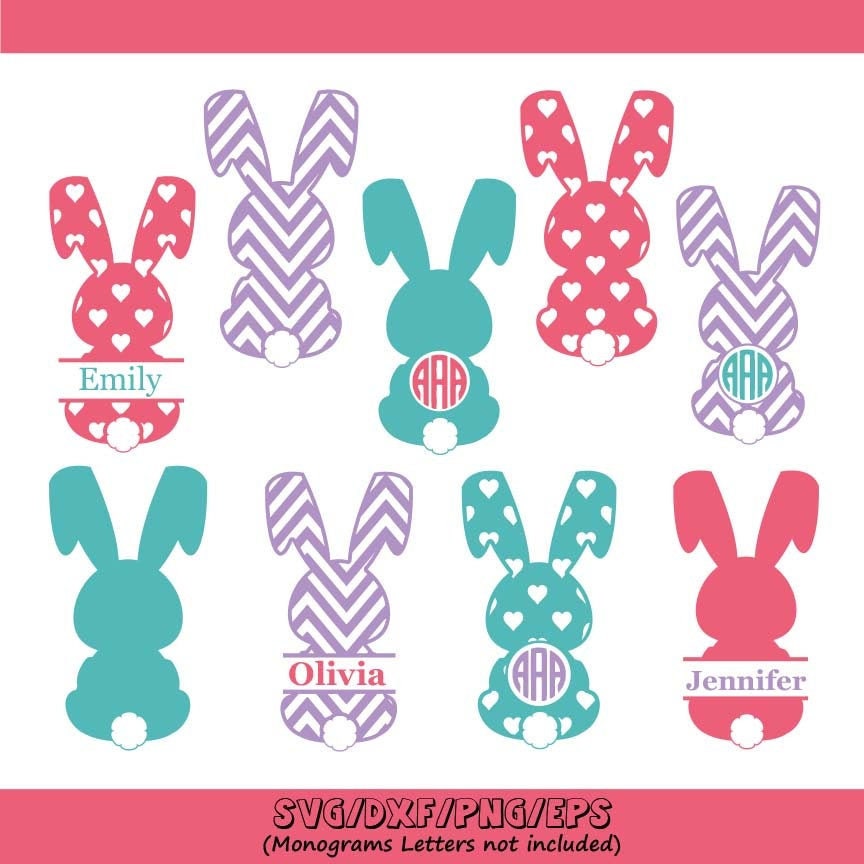 Bunny SVG Easter Bunny Svg Easter Svg Rabbit SVG Bunny - Etsy