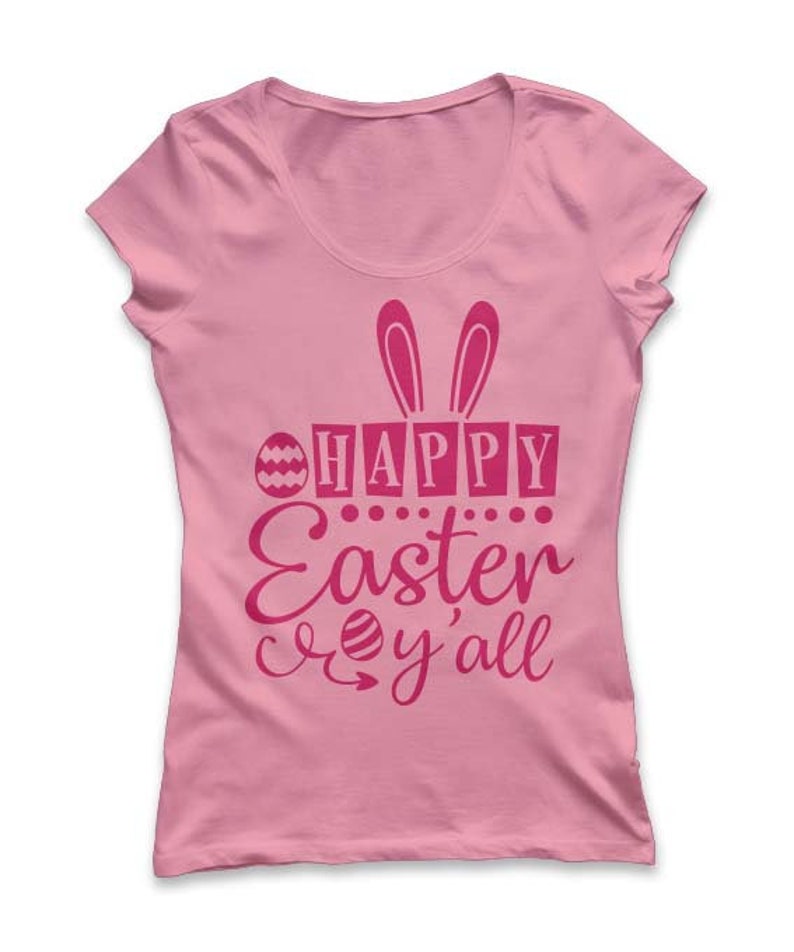 Happy Easter y'all svg Easter svg Easter Bunny svg | Etsy