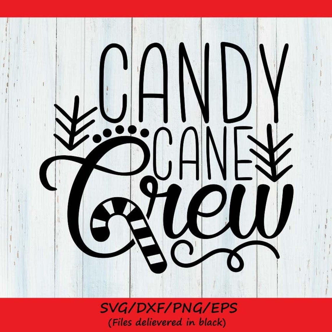 Candy Cane Crew Svg Christmas Svg Candycane Svg Holidays - Etsy