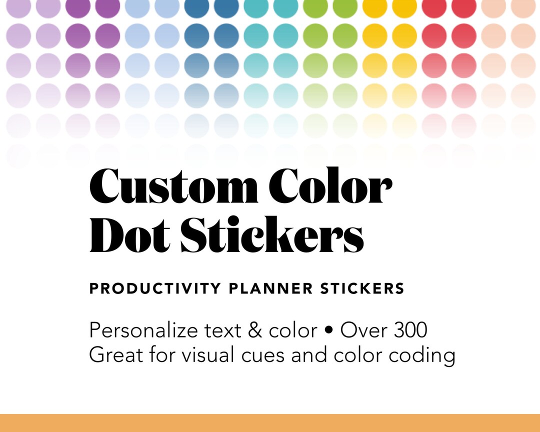 Custom Daily Productivity Stickers by Erin Condren