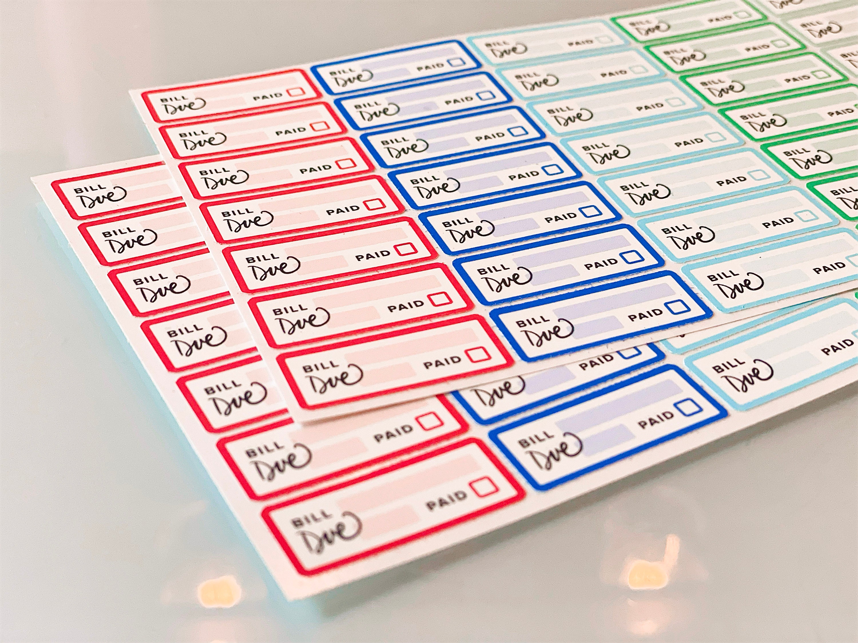 Weekly Habit Tracker Self Improvement Stickers Visual Progress Tracker ...