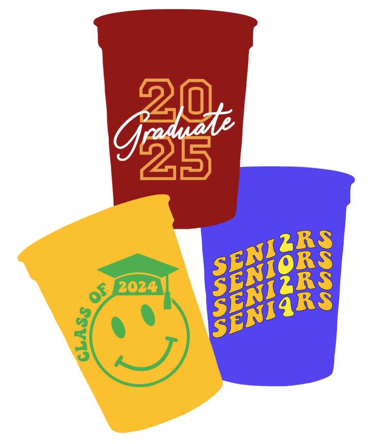 Custom Cups Grad Congrats Party Cups Personalized Decor Bachelorette ...