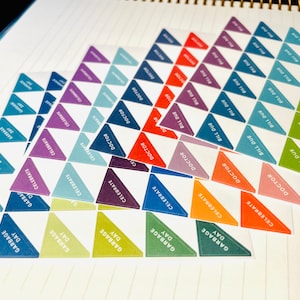 Custom Corner Reminder Routine Habit Planner Stickers for Happy Planner Erin Condren Hourly Vertical Functional Labels Meetings Appointment