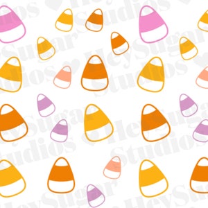 Candy Corn Halloween Stickers Holographic Cute Spooky Kawaii happy october bullet journal girly candy themed planner stickers for her