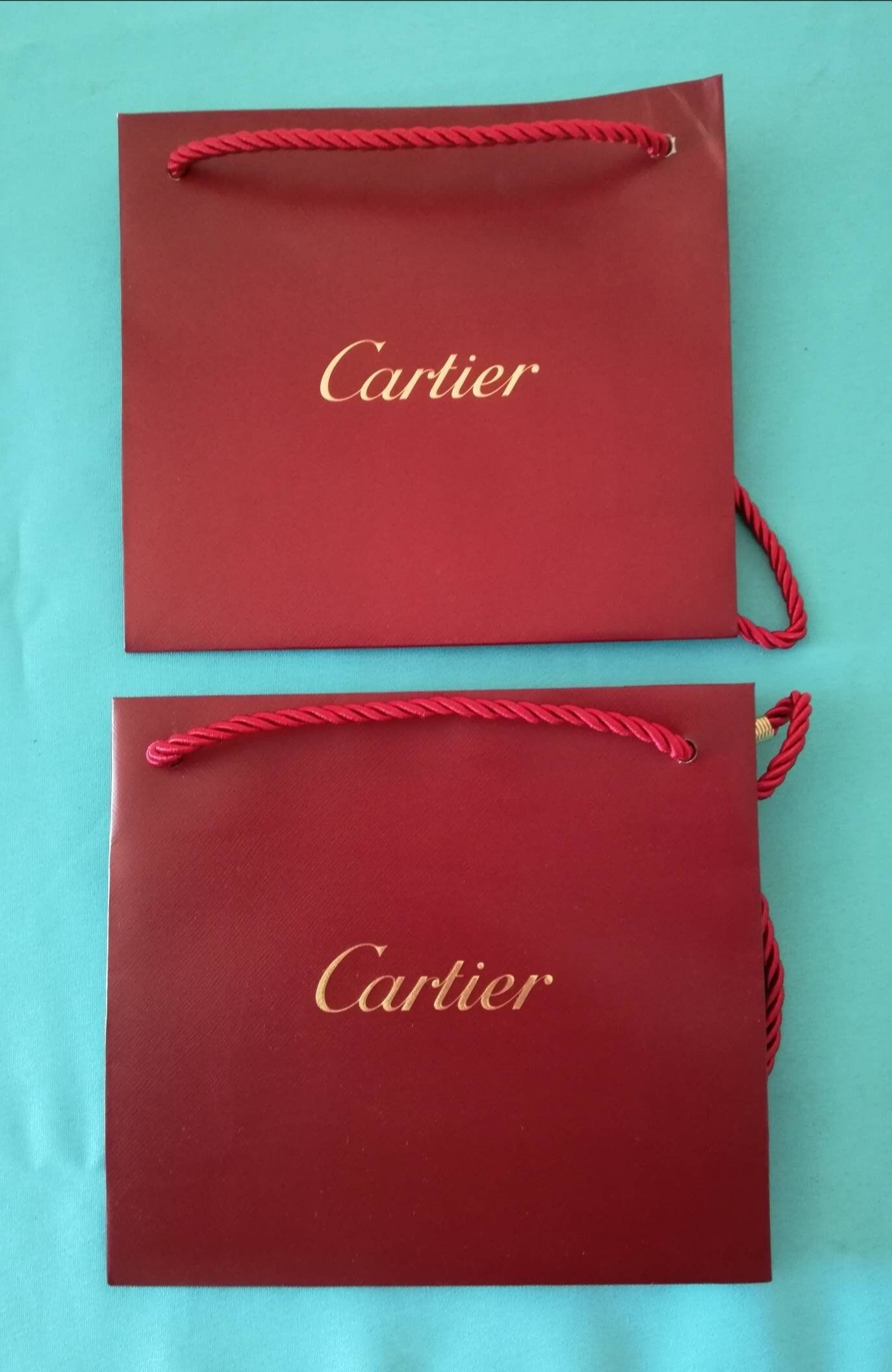 Cartier Authentic Designer Paper Bag