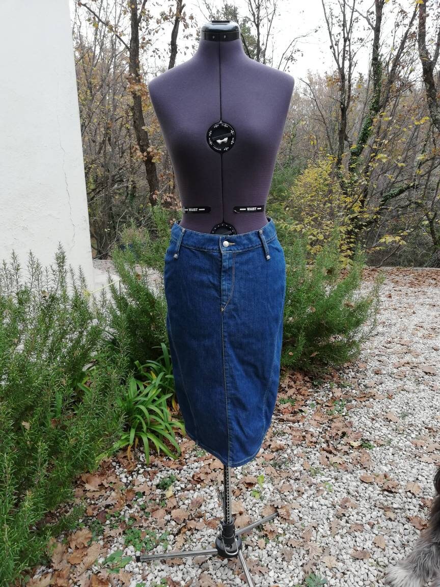 Levi s Engineered Jeans 2000s Size S Skirt Etsy UK