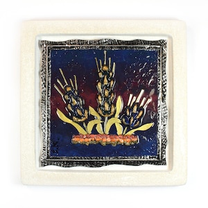 Barley - Wall hanging picture, Handmade Israeli art decor, House Home gift, Judaica, Jewish, Contemporary, Seven Species, Holy Land, Israel