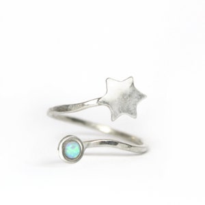 Star of David Ring, 925 sterling silver Jewelry, Adjustable Ring, Any size ring, Jewish, Judaica, gift, birthday, Bat Mitzvah, Mazel Tov