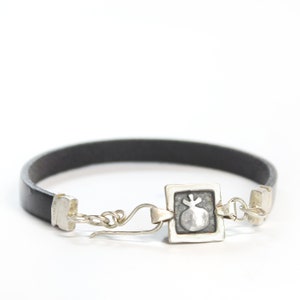 Pomegranate Sterling Silver 925, jewish and Judaica jewelry, Men&#39;s Bracelet, Gift, Bar Mitzvah, Birthday, Groomsman, groom, Father&#39;s Day