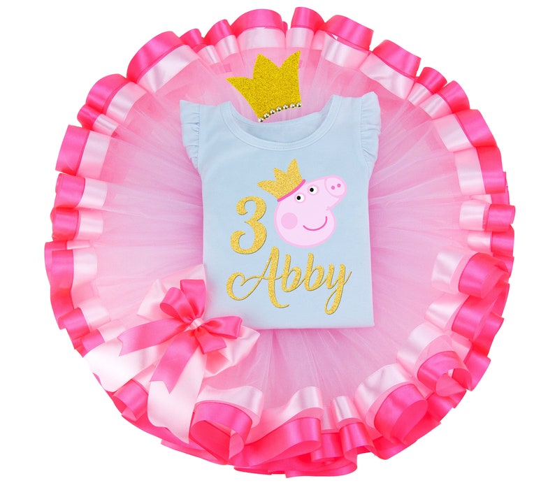 peppa pig first birthday outfit