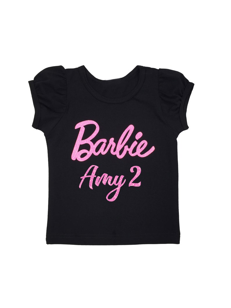 Barbie Birthday Outfit Black Barbie Tutu Set Toddler Girl | Etsy