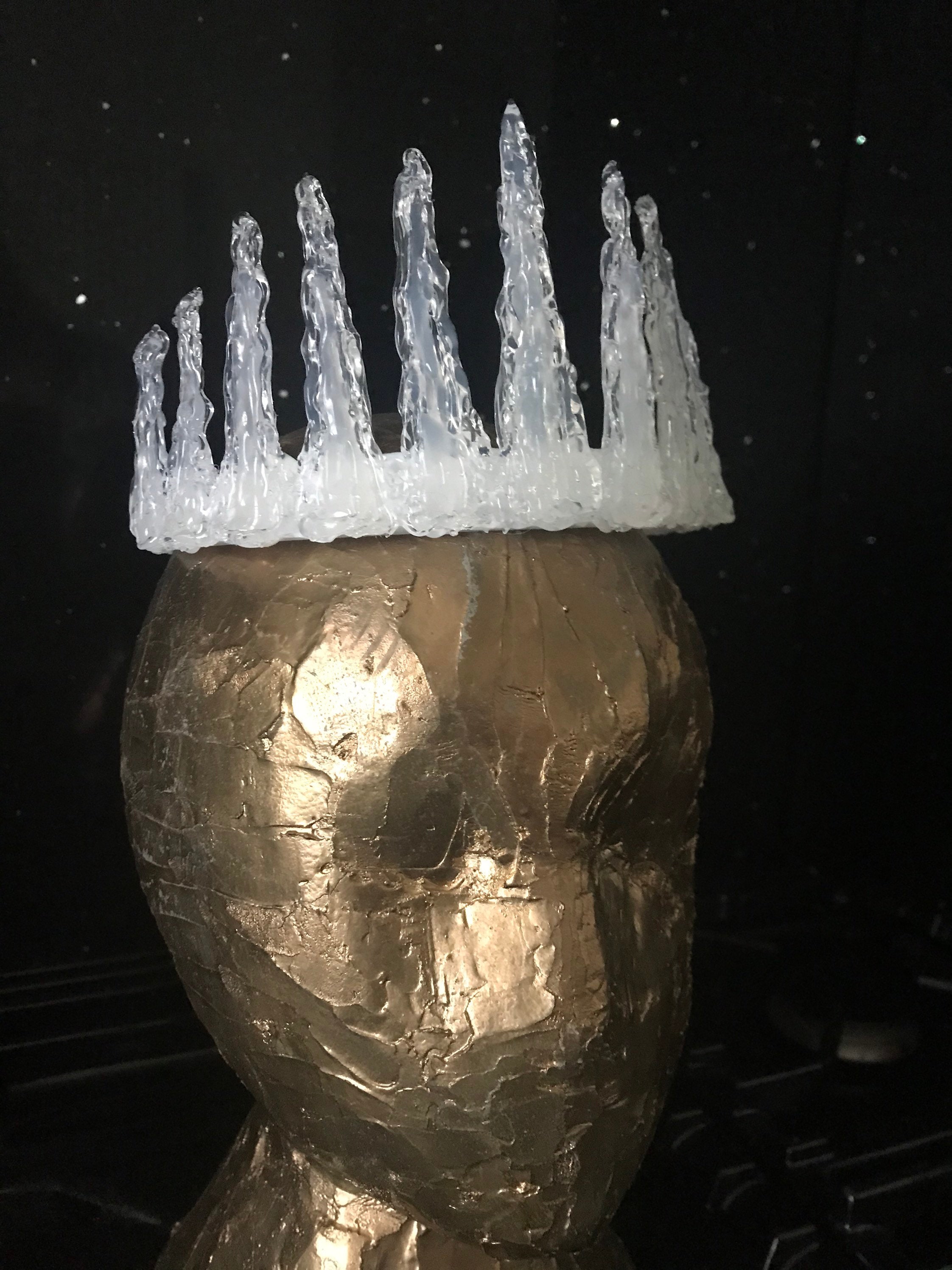 Ice Crown Ice Queen Crown Ice King Crown Frozen Crown Ice Etsy