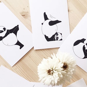 PANDA POTENTE | Set di cartoline 6