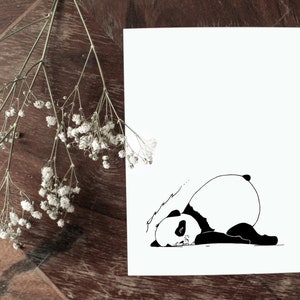 POWER PANDA | Postkarte