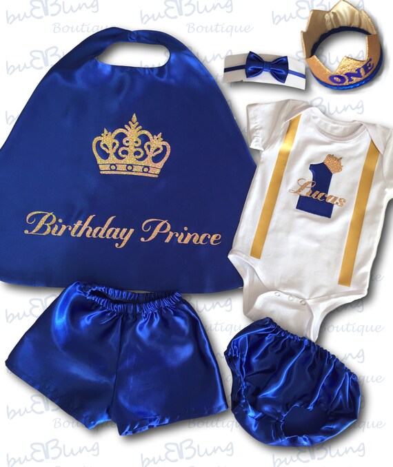 prince 1st birthday outfit