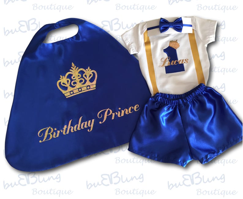 personalised 1st birthday outfit boy