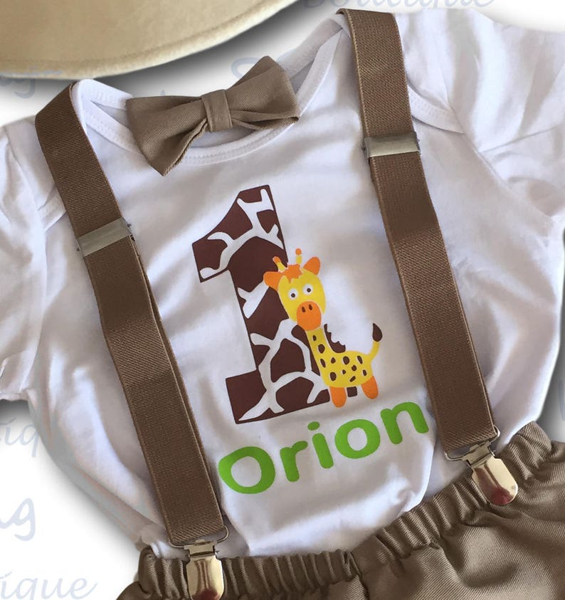 safari cake smash outfit