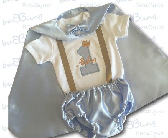 little prince first birthday outfit