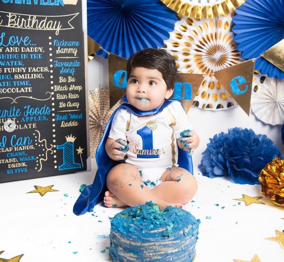 Bebe Garcon Bleu 1er Anniversaire Tenue Elite Petit Prince Etsy Bebe Garcon Bleu 1er Anniversaire Tenue Elite Petit Prince Etsy