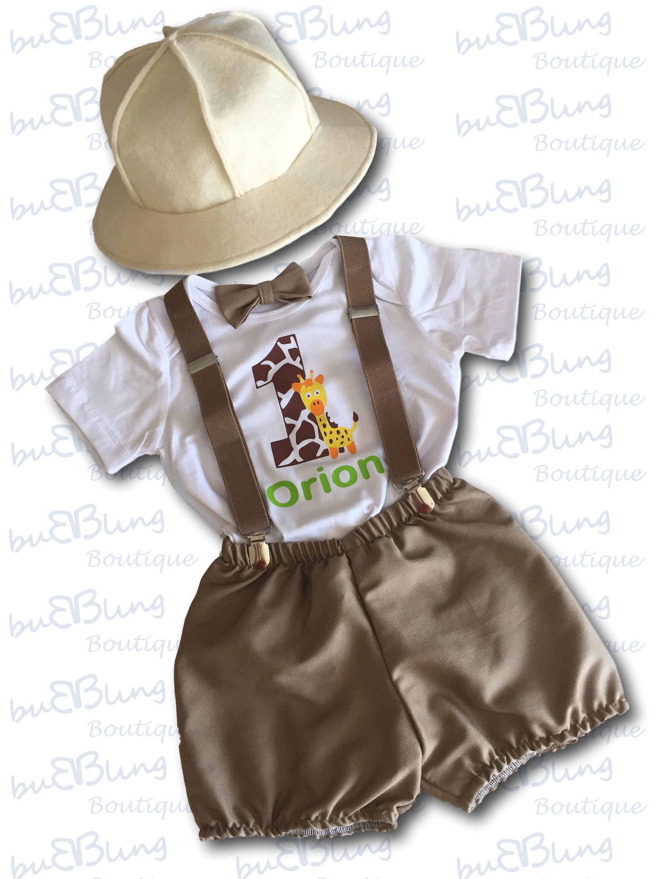 Jungle Safari 1st Birthday Smash Outfit 