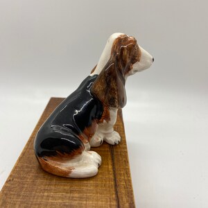 Basset Hound Dog porcelain or ceramic figure marked Jane Collection CA 9 image 4